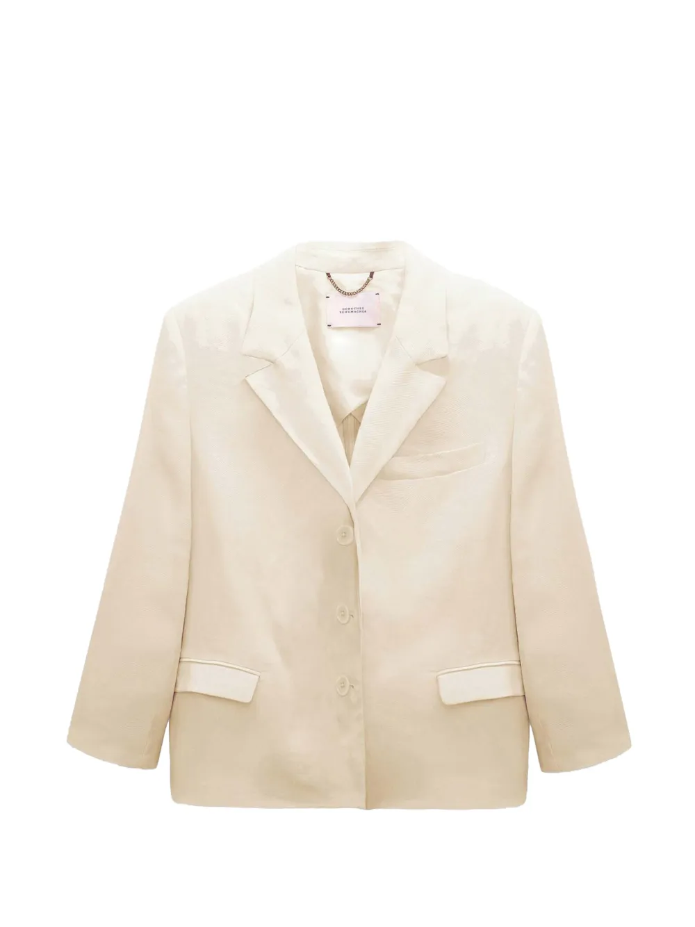 Dorothee Schumacher single-breasted blazer - Nude