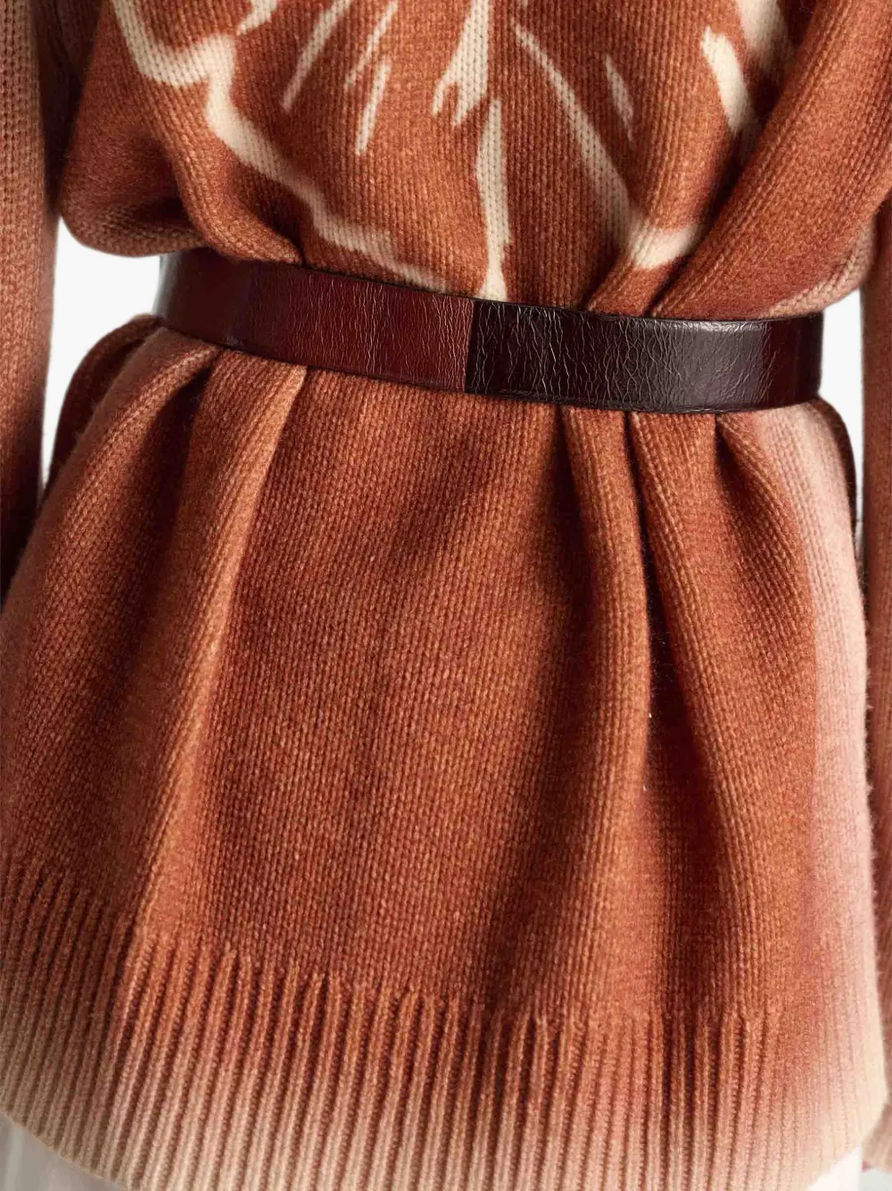 Dorothee Schumacher Leren riem Bruin