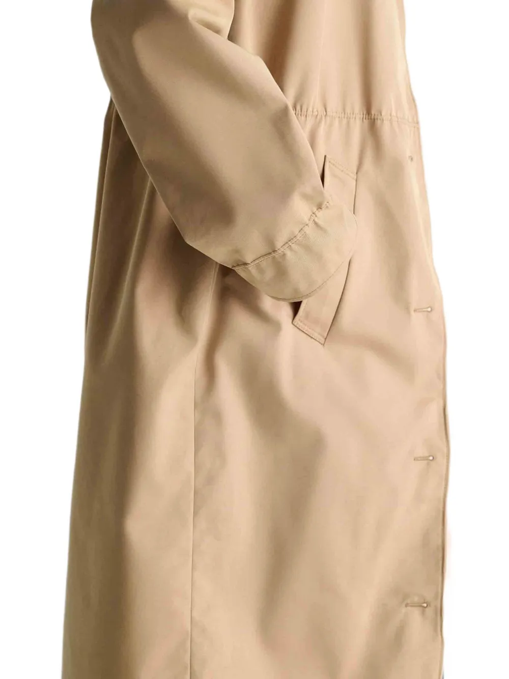 Dorothee Schumacher Trenchcoat met enkele rij knopen Beige