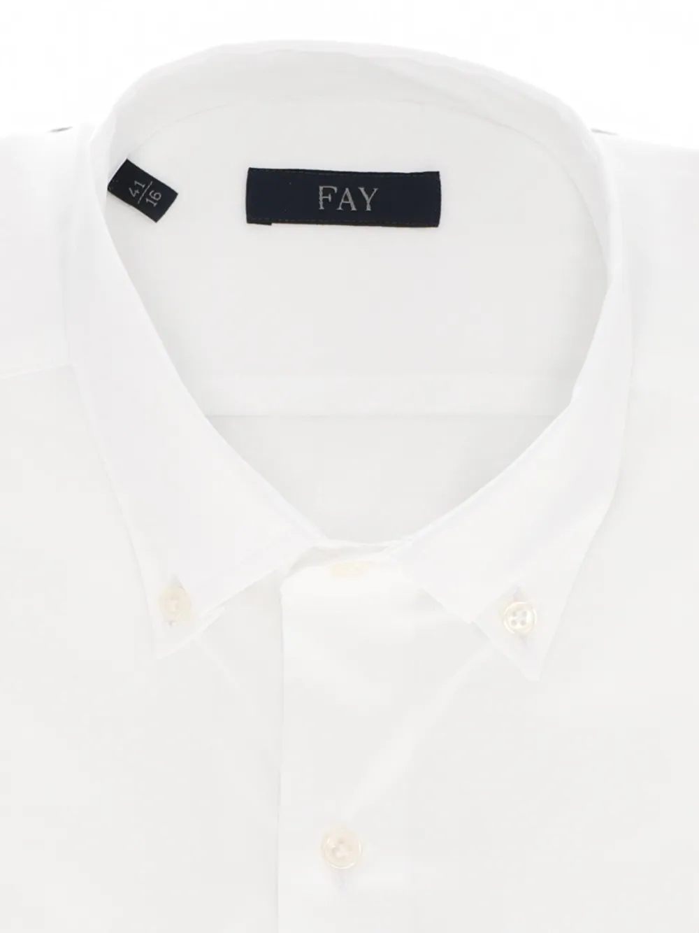 Fay Button-down overhemd Wit