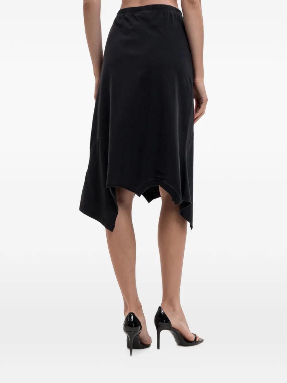 VETEMENTS Asymmetrische midi-rok Zwart