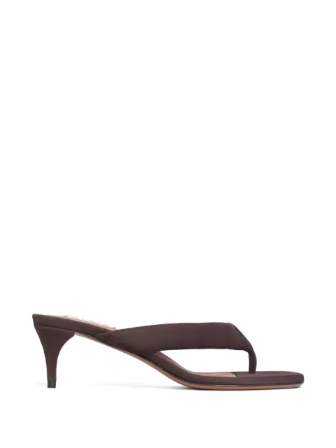 Alaïa suede thong sandals