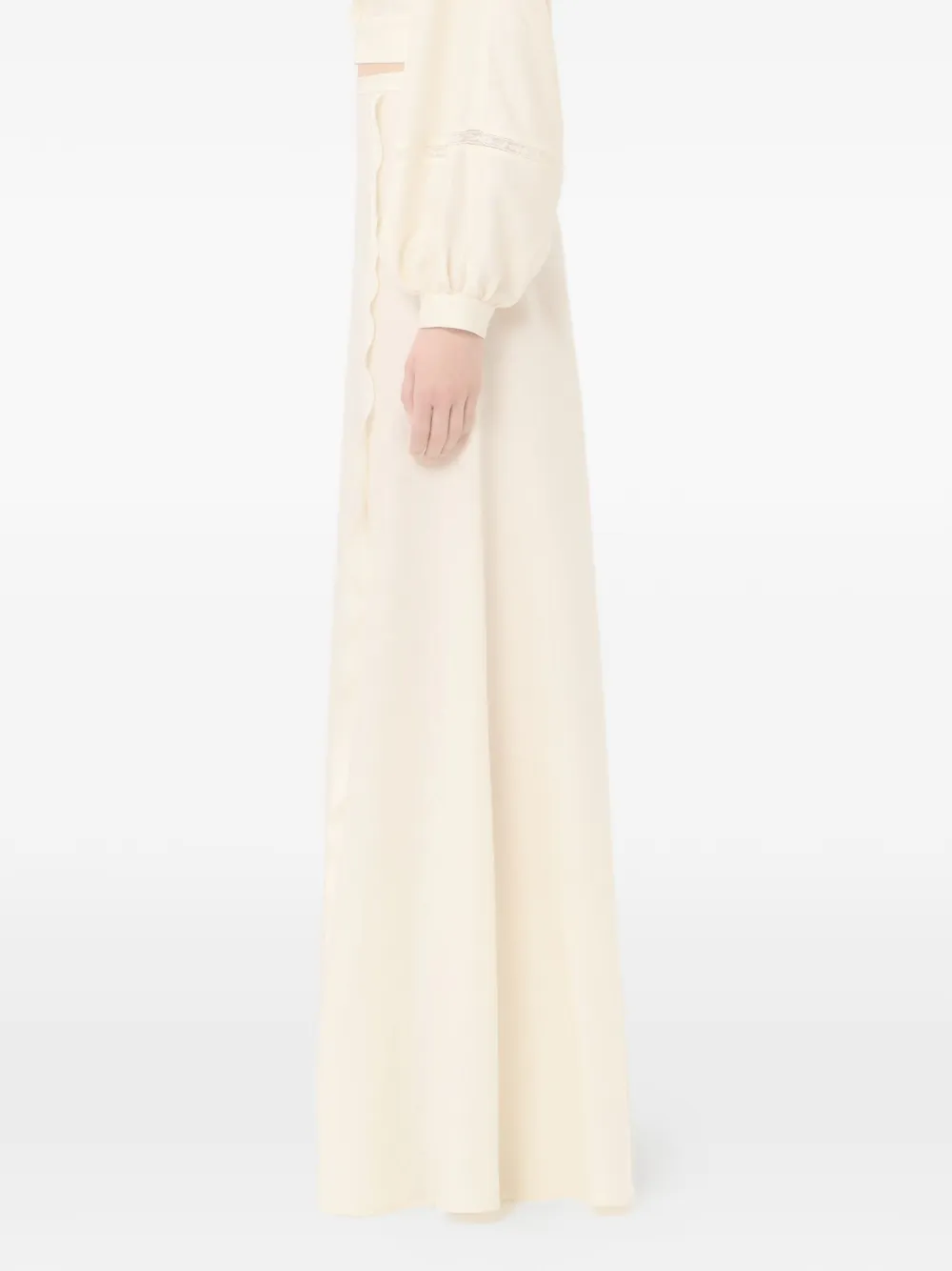 Valentino Garavani Couture linnen rok Beige
