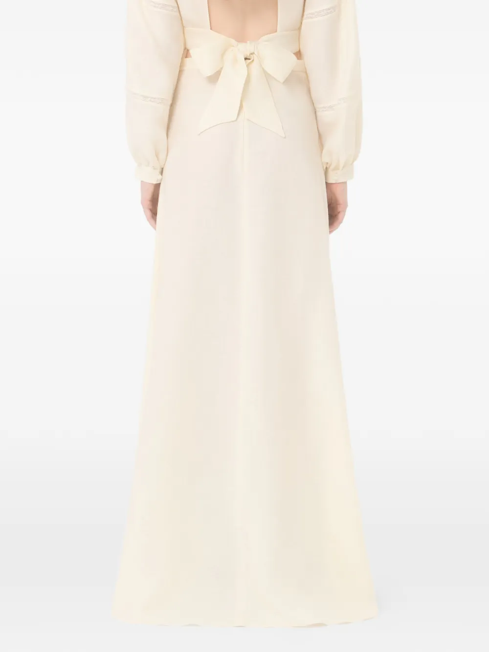 Valentino Garavani Couture linnen rok Beige