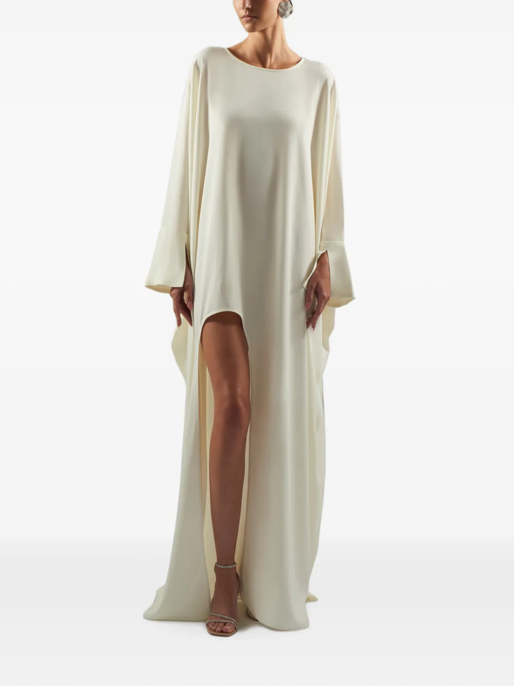 Taller Marmo Namib asymmetrische tuniekjurk Beige