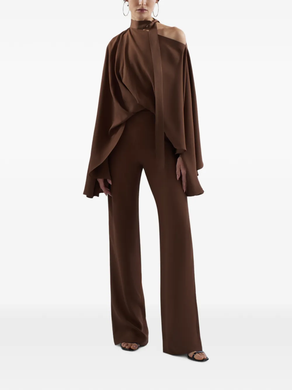 Taller Marmo Brooks gedrapeerd jumpsuit Bruin