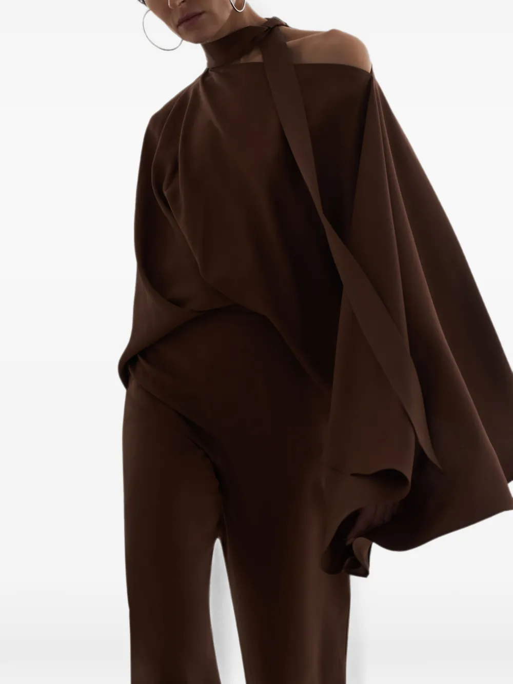 Taller Marmo Brooks gedrapeerd jumpsuit Bruin