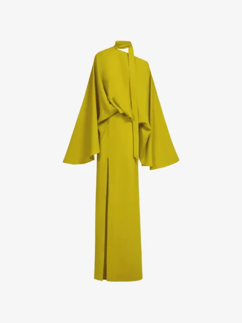 Taller Marmo Brooks tie-neck maxi dress