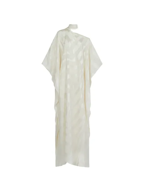 Taller Marmo Streep one-shoulder kaftan maxi dress
