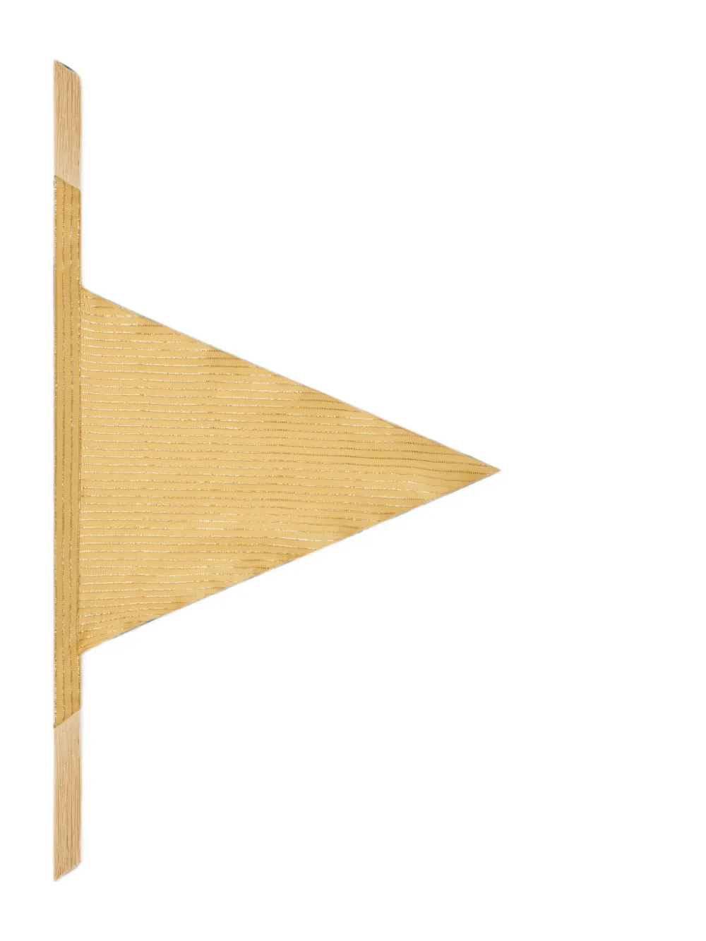 Taller Marmo Casablanca Fringed Headscarf in Yellow, view 2