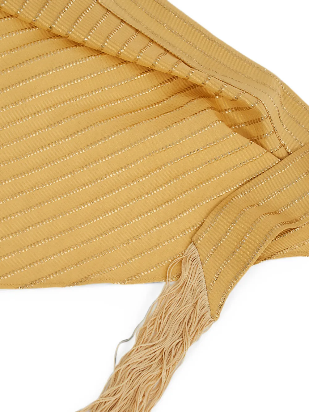 Taller Marmo Foulard Casablanca con frange - Giallo