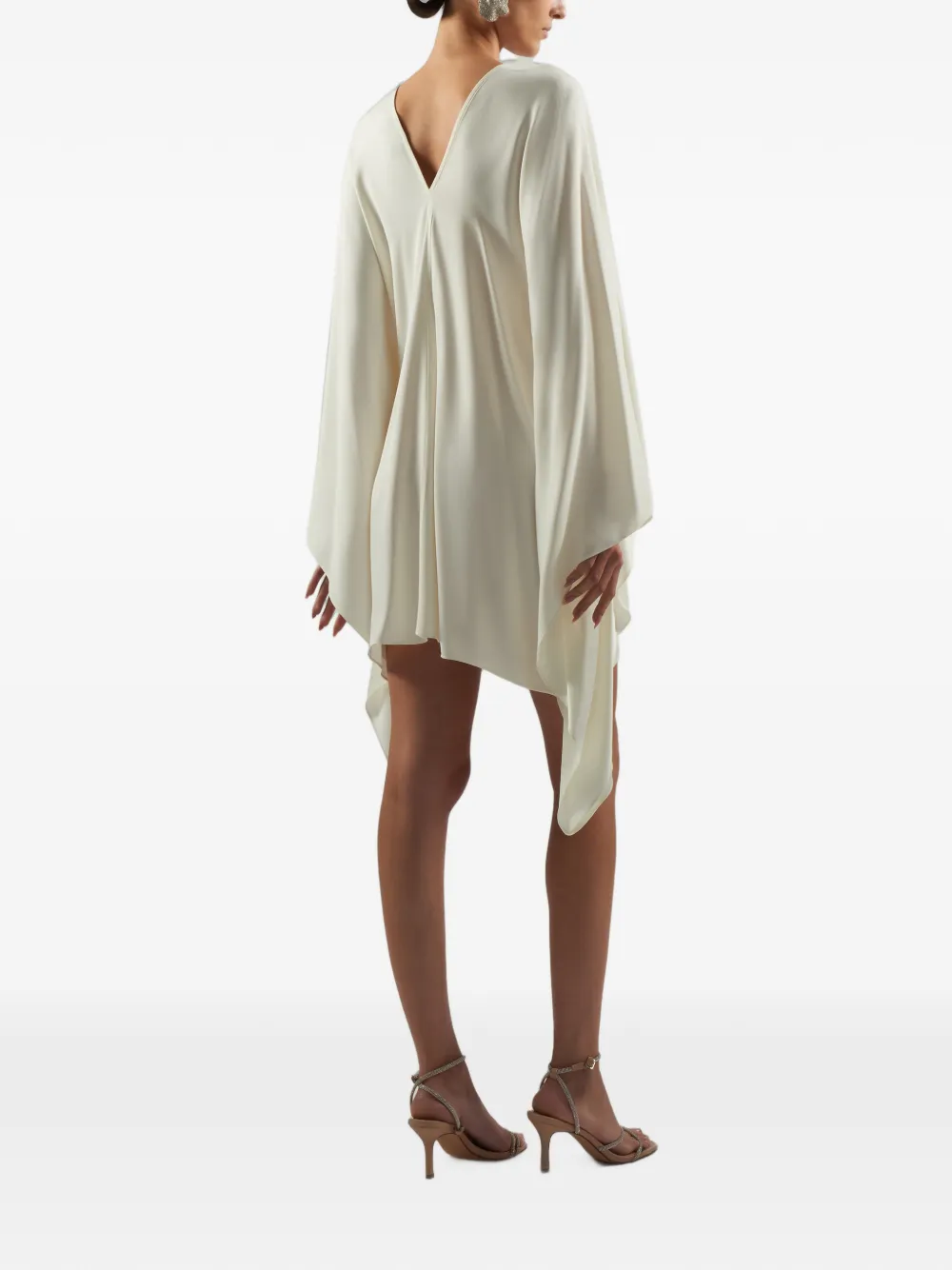 Taller Marmo Sahara mini-jurk met veters Beige