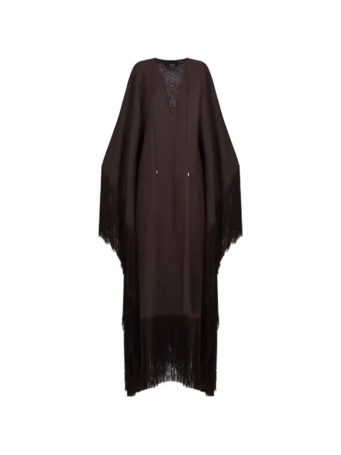Taller Marmo Empty Quarter fringed kaftan dress