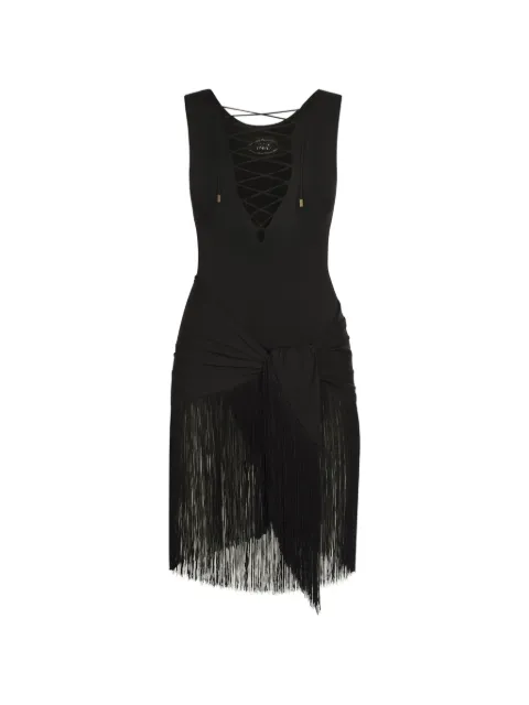 Taller Marmo Sahara lace-up swimsuit and pareo set