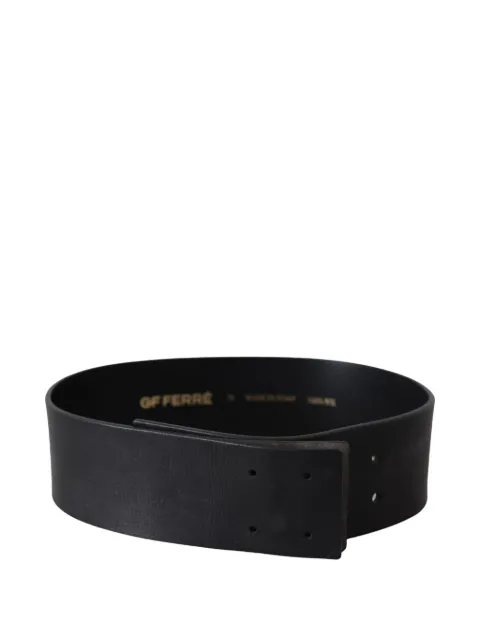 Gianfranco Ferré logo-print belt