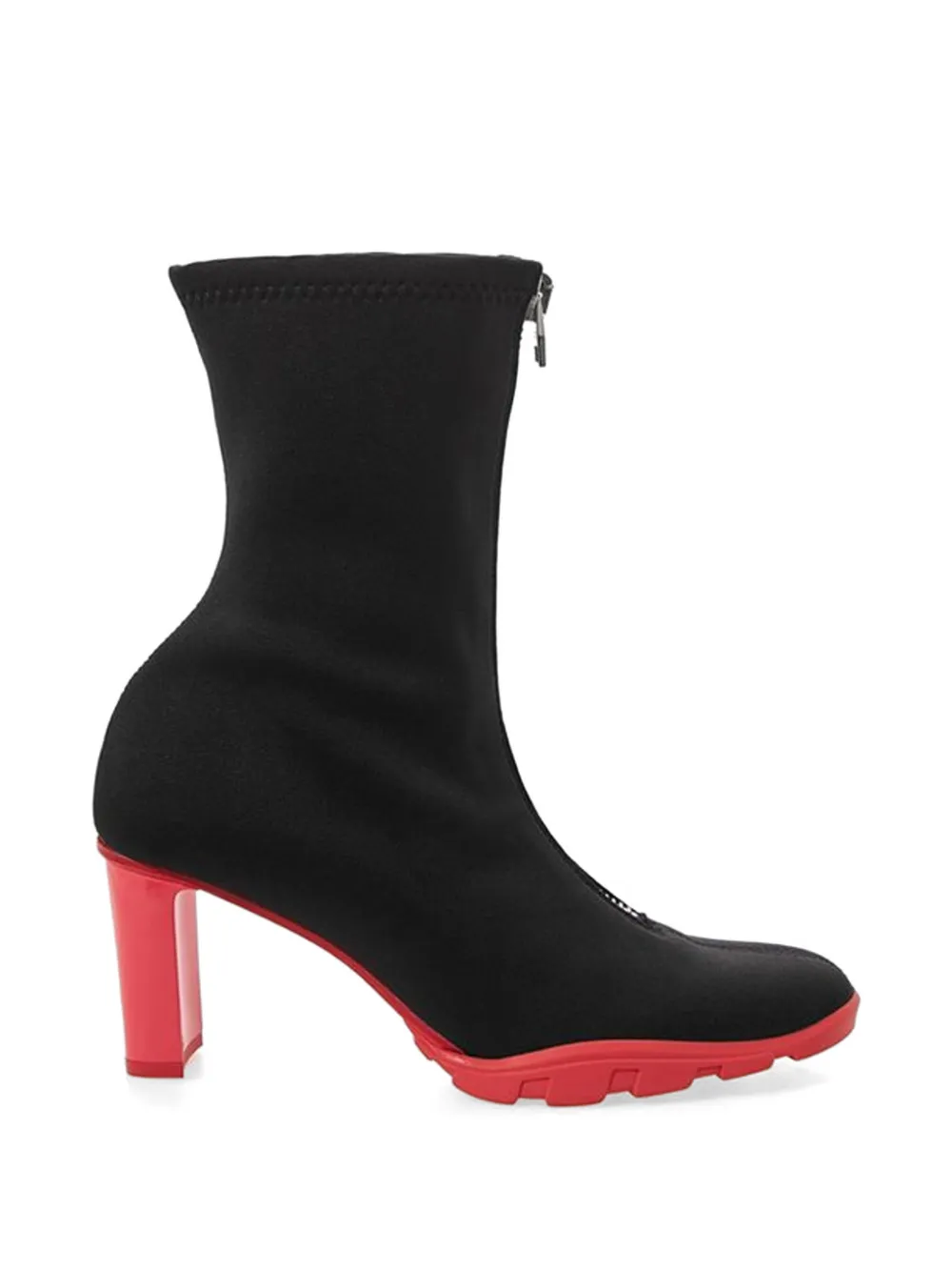 Alexander McQueen front-zip ankle boots