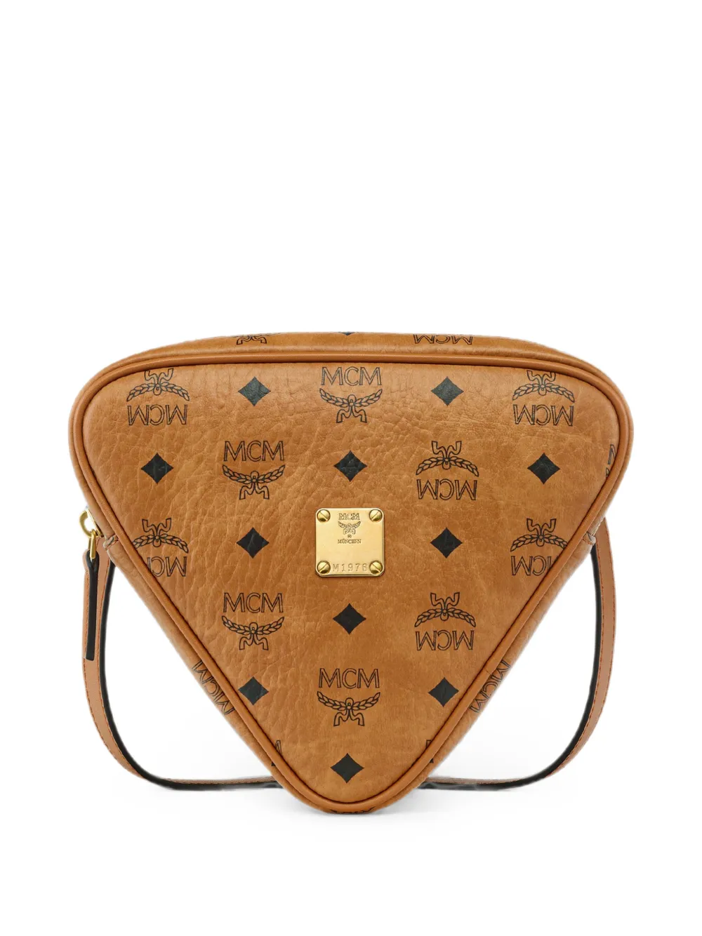 MCM Borsa a spalla Aren Tambourine mini - Marrone