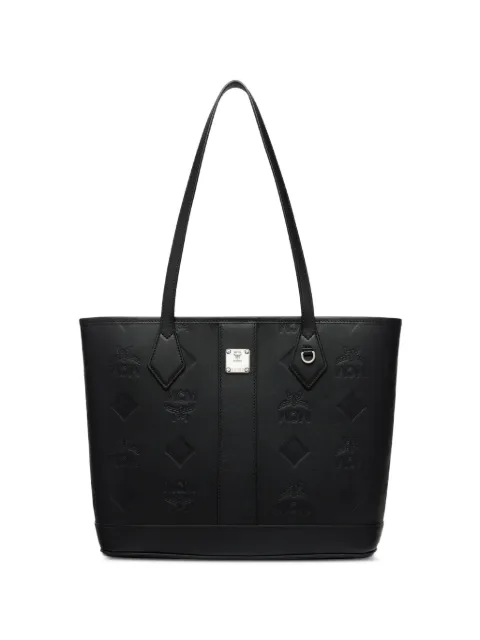 MCM small Liz embossed leather tote bag