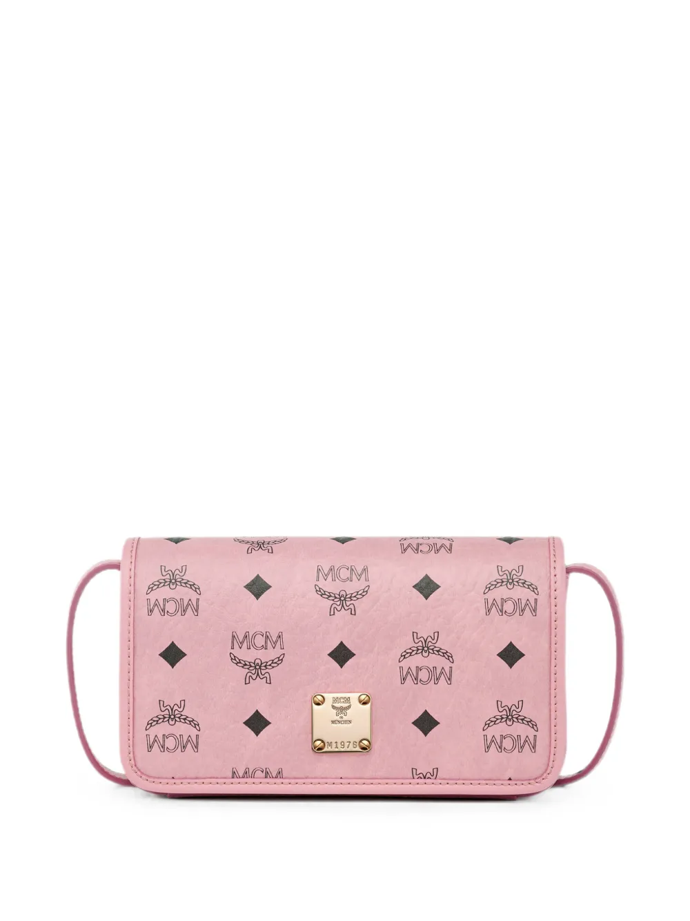 MCM Borsa a spalla Aren Visetos media - Rosa
