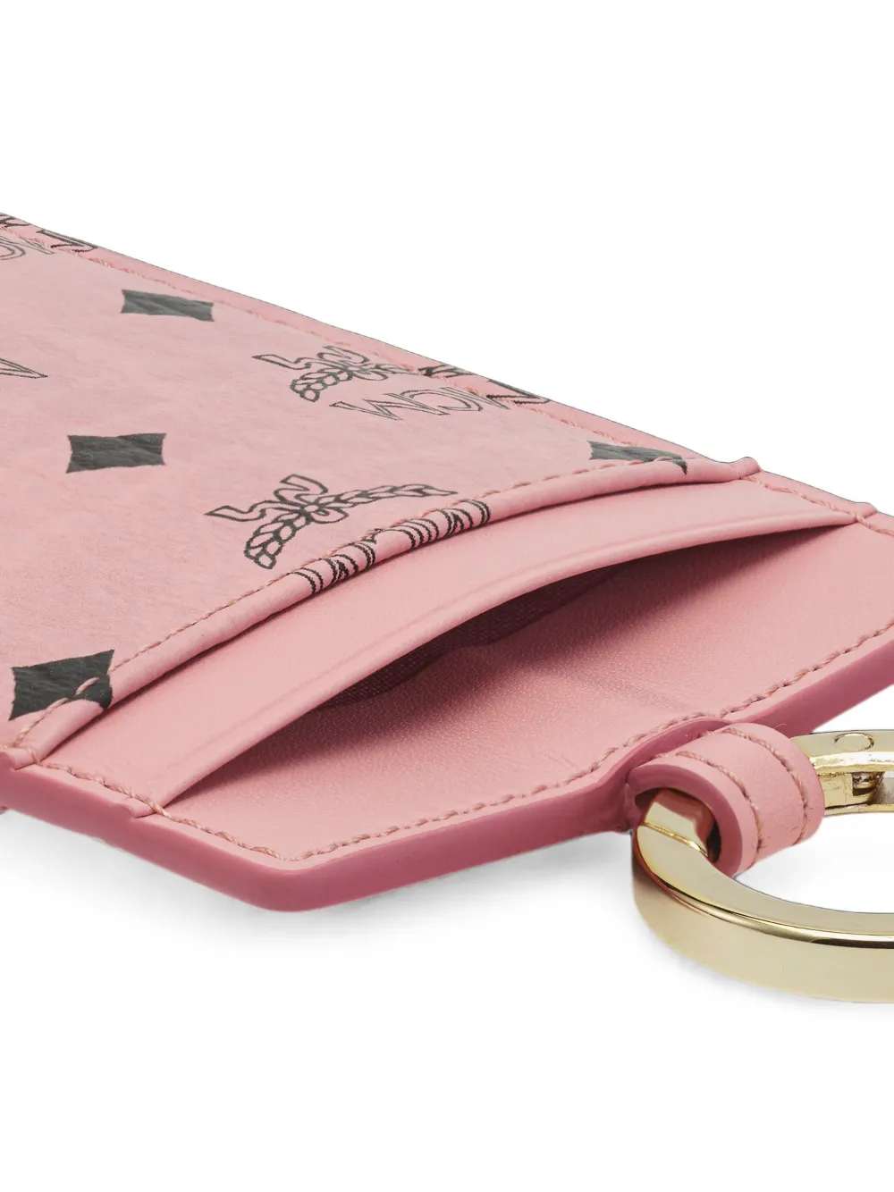MCM Visetos pasjeshouder met koord Roze
