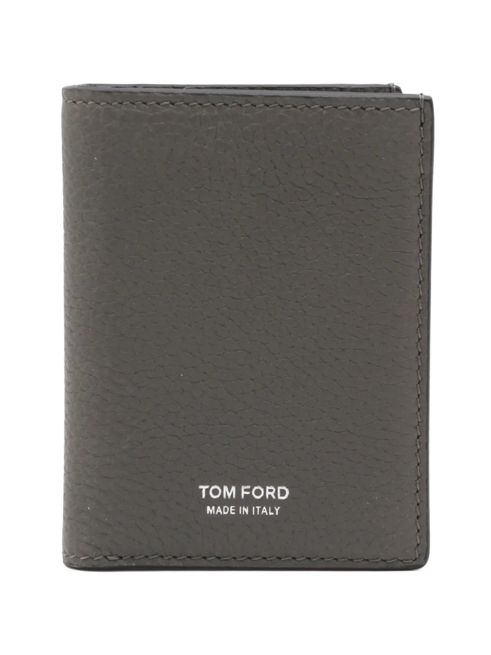TOM FORD grainy leather cardholder - Marrone