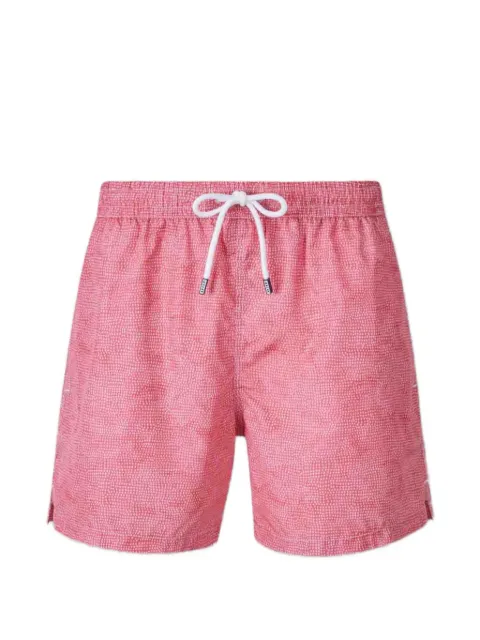 Fedeli Madeira cross-print swim shorts