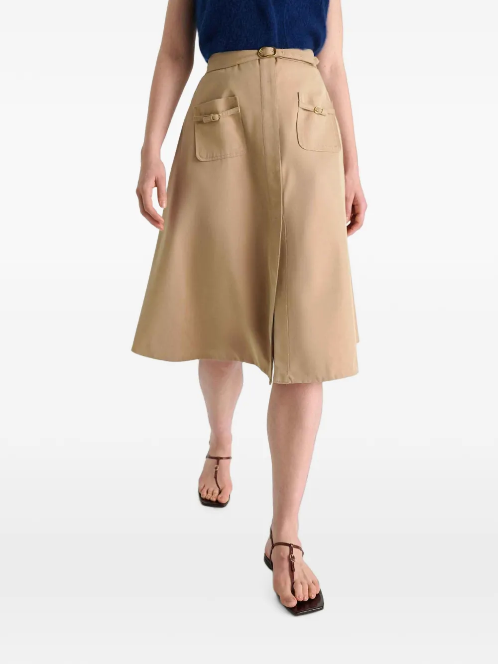 Dorothee Schumacher Midi-rok met A-lijn Beige