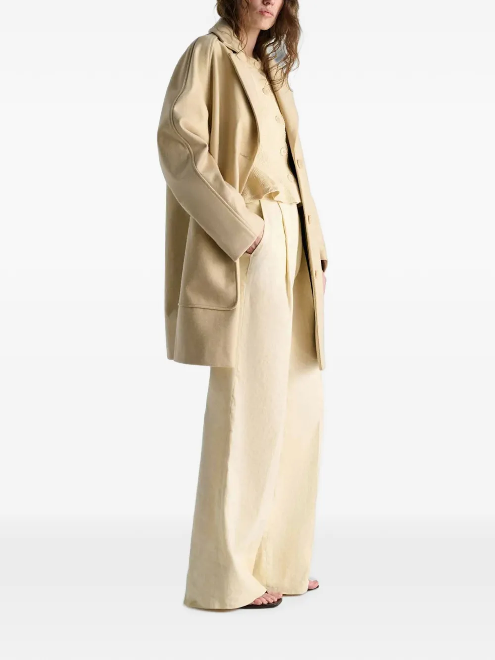 Dorothee Schumacher Palazzo plooibroek Beige