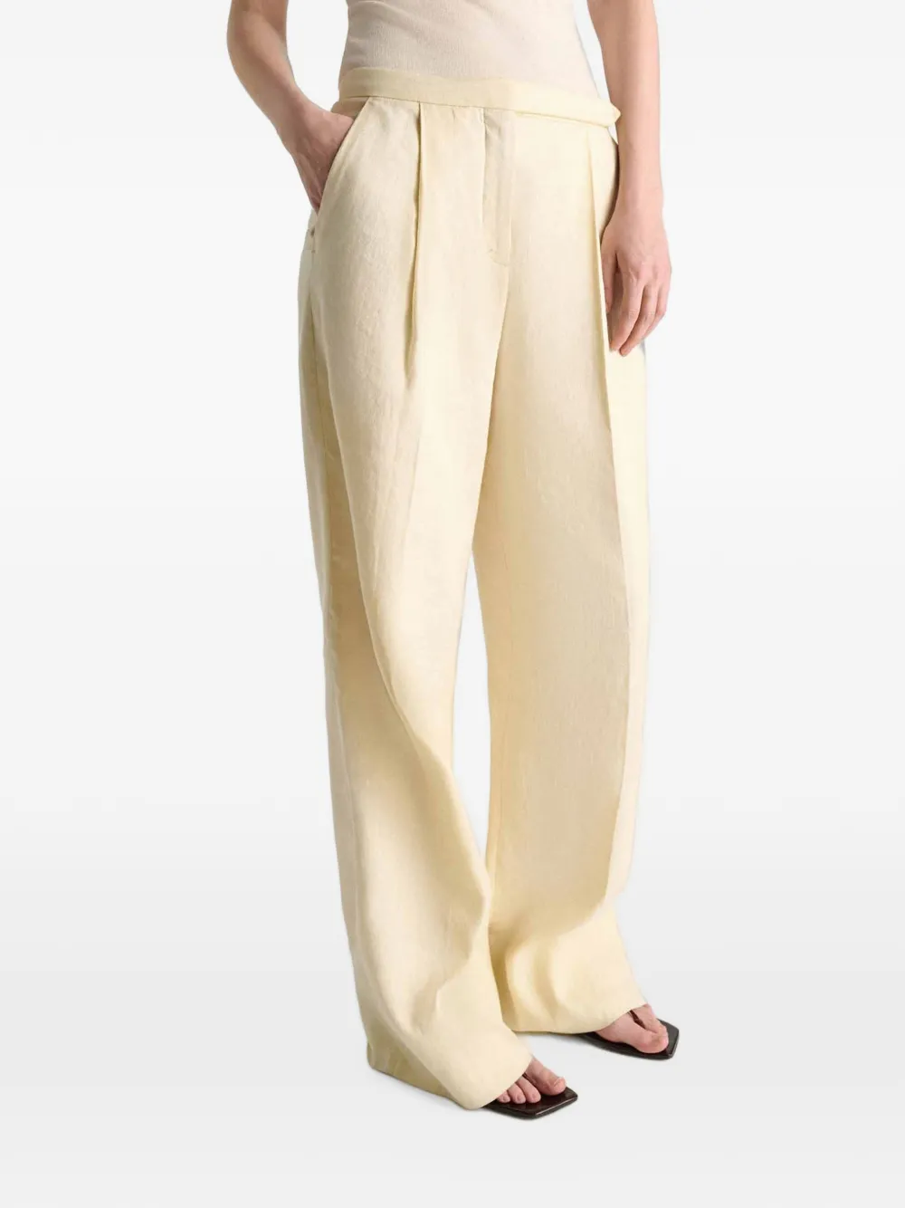 Dorothee Schumacher Palazzo plooibroek Beige