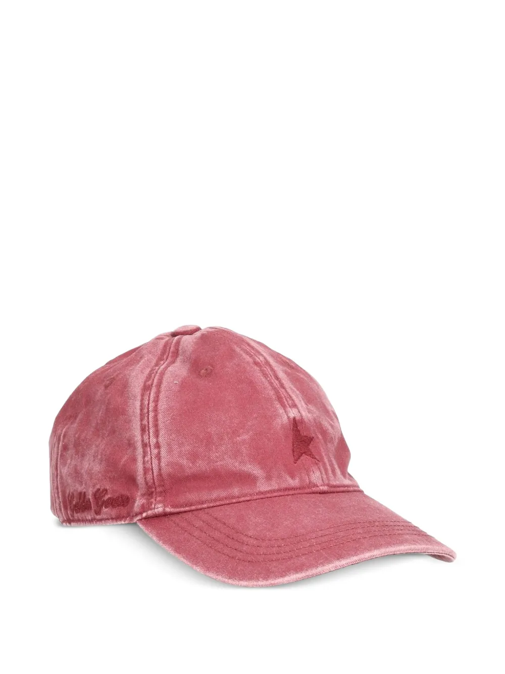 Golden Goose Journey honkbalpet met geborduurde ster Roze