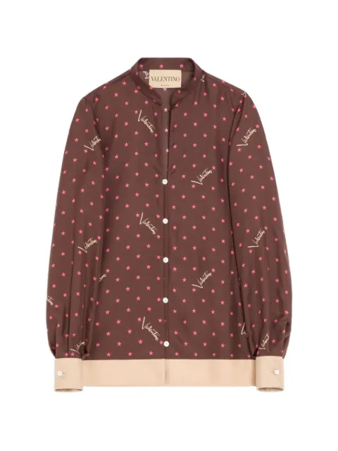 Valentino Garavani Stelline Firma starry twill shirt