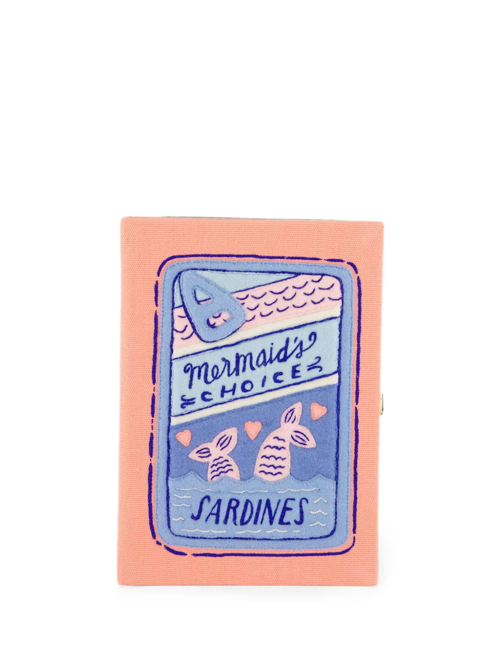Olympia Le-tan Mermaid´s Choice Embroidered Book Clutch Bag In Multi