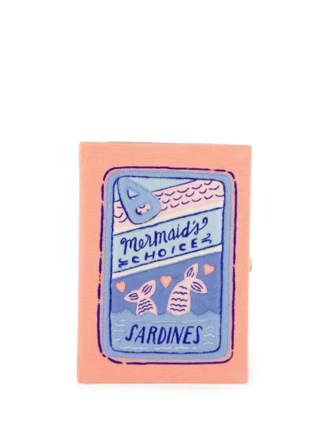 Olympia Le-Tan Mermaid´s Choice embroidered book clutch bag