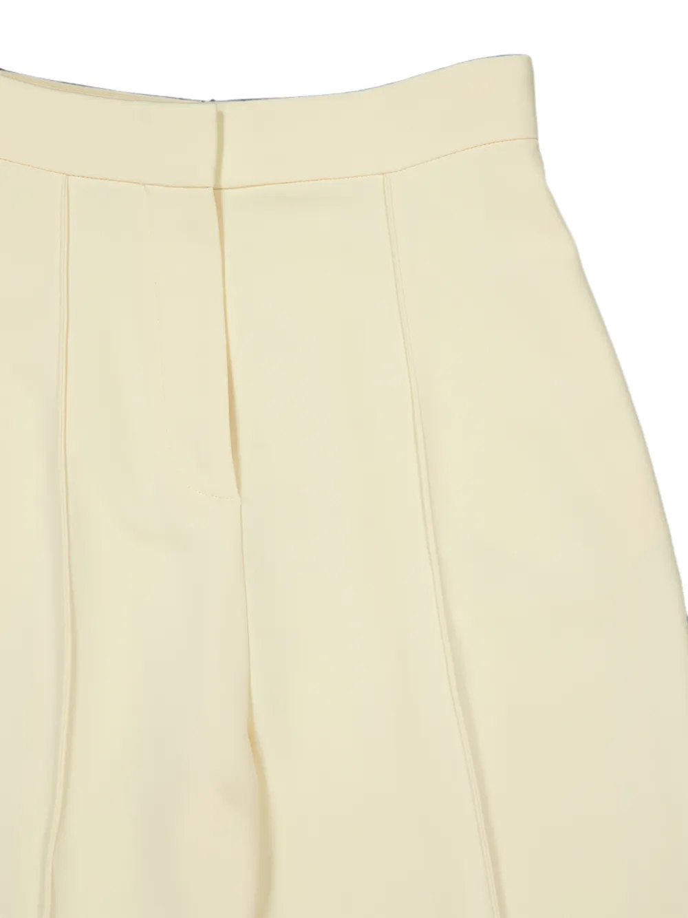 Stella McCartney Broek met toelopende pijpen en bandjes Beige