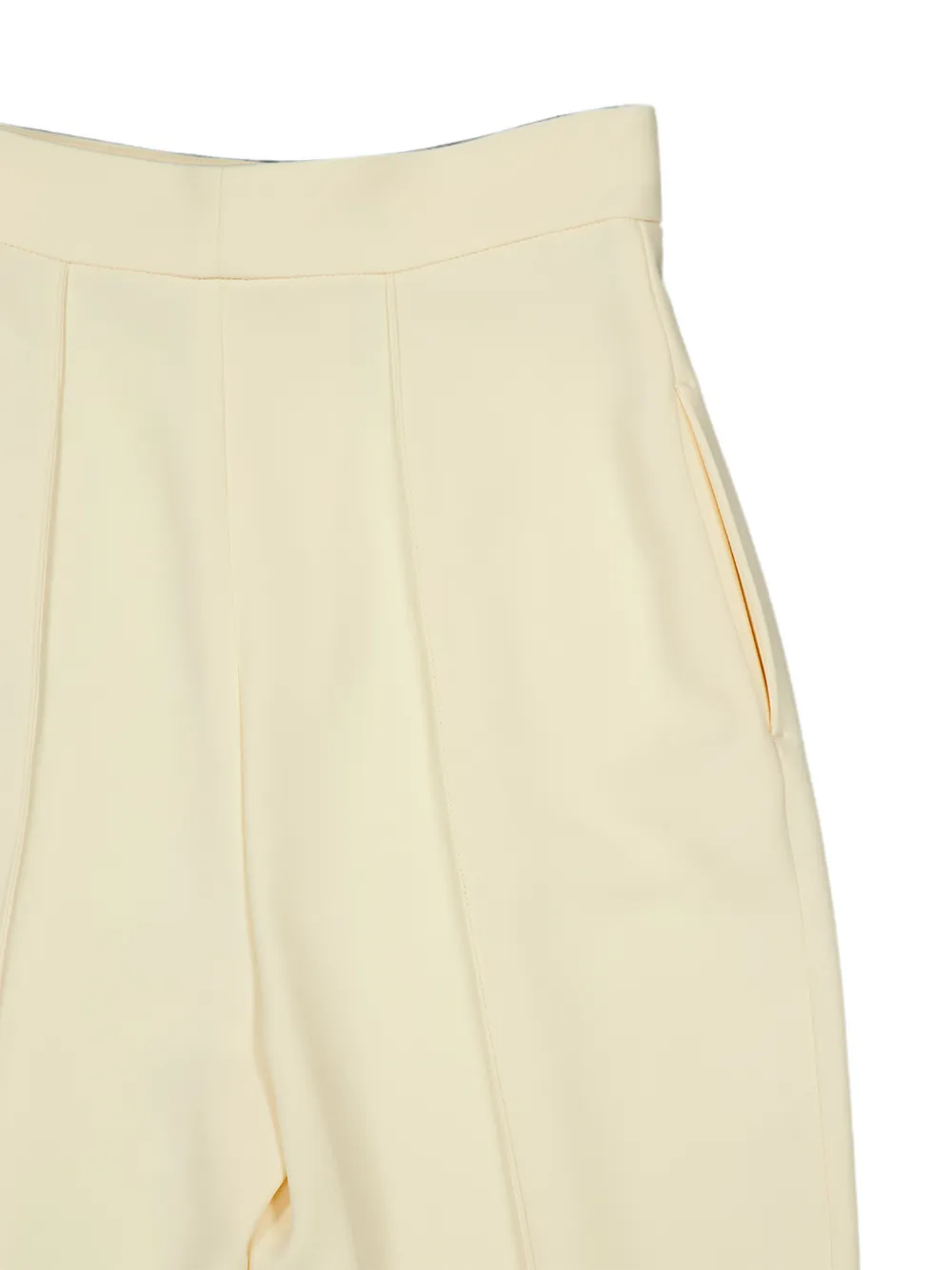 Stella McCartney Broek met toelopende pijpen en bandjes Beige