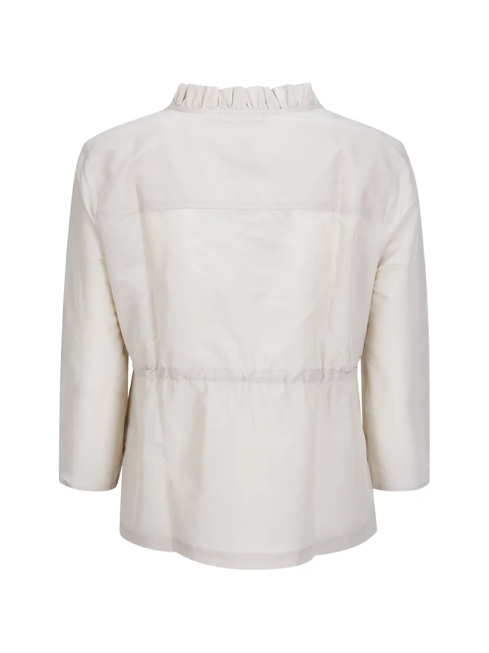Paloma Wool Raso jack met ruches en trekkoord Beige