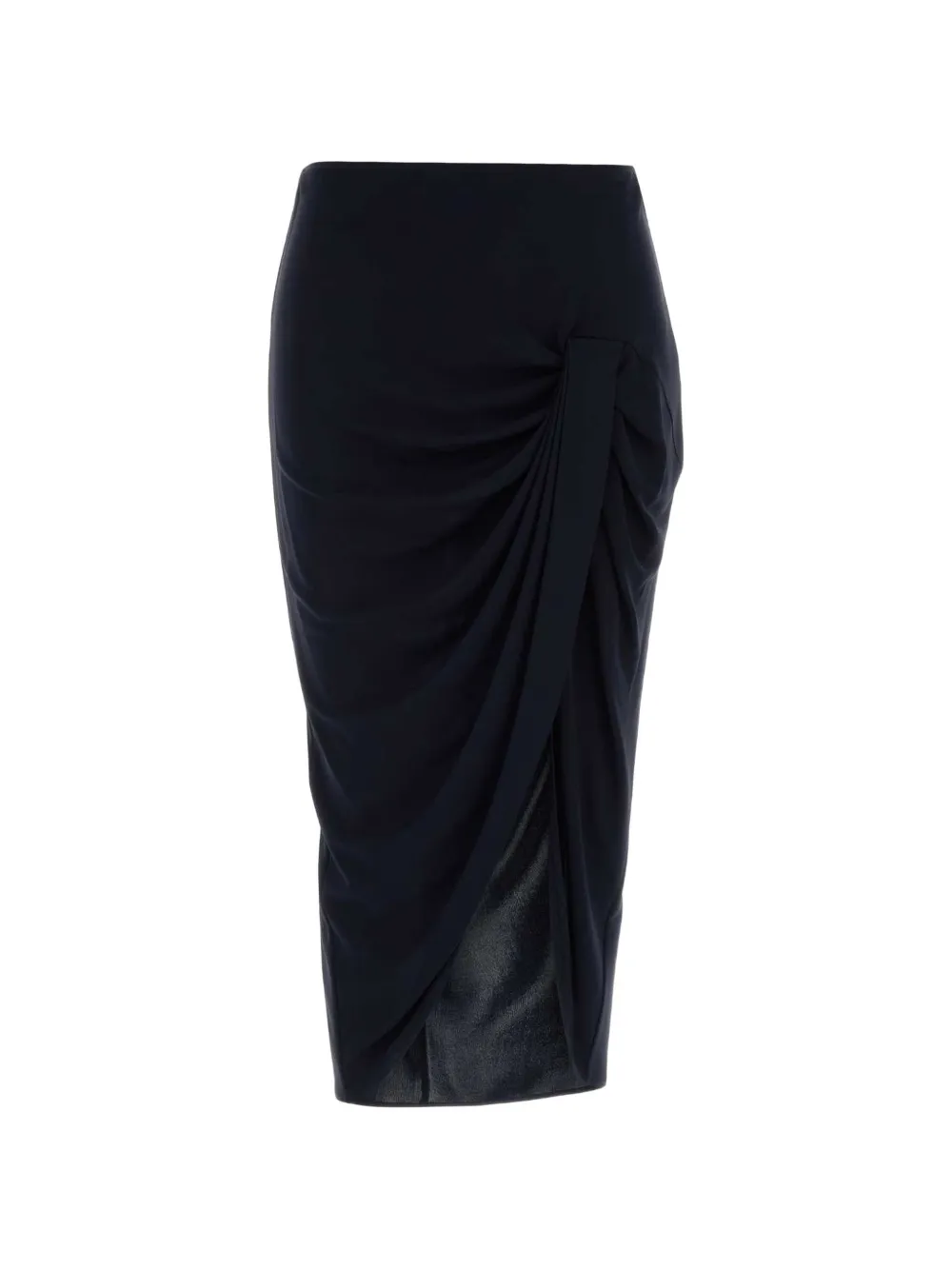 Stella McCartney draped midi skirt - Blu