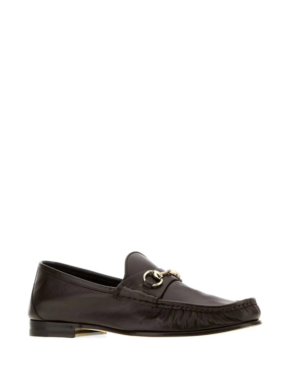 Gucci Lugano Horsebit-detail loafers Bruin