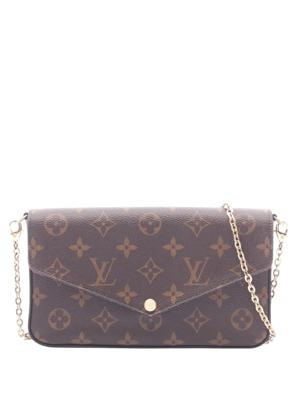 Louis Vuitton Pre-Owned 2019 Monogram Pochette Felicie crossbody bag - Marrone