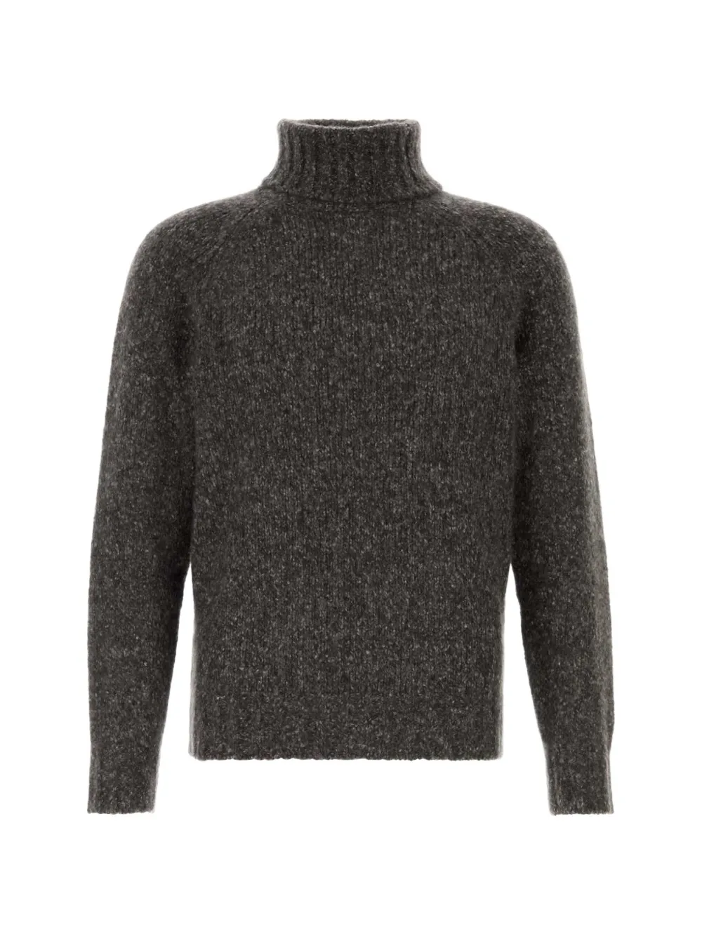 Brunello Cucinelli melange roll-neck sweater - Grigio
