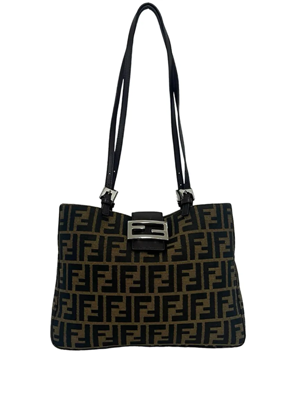 Fendi Pre-Owned 2000-2010 Zucca Canvas tote bag - Marrone