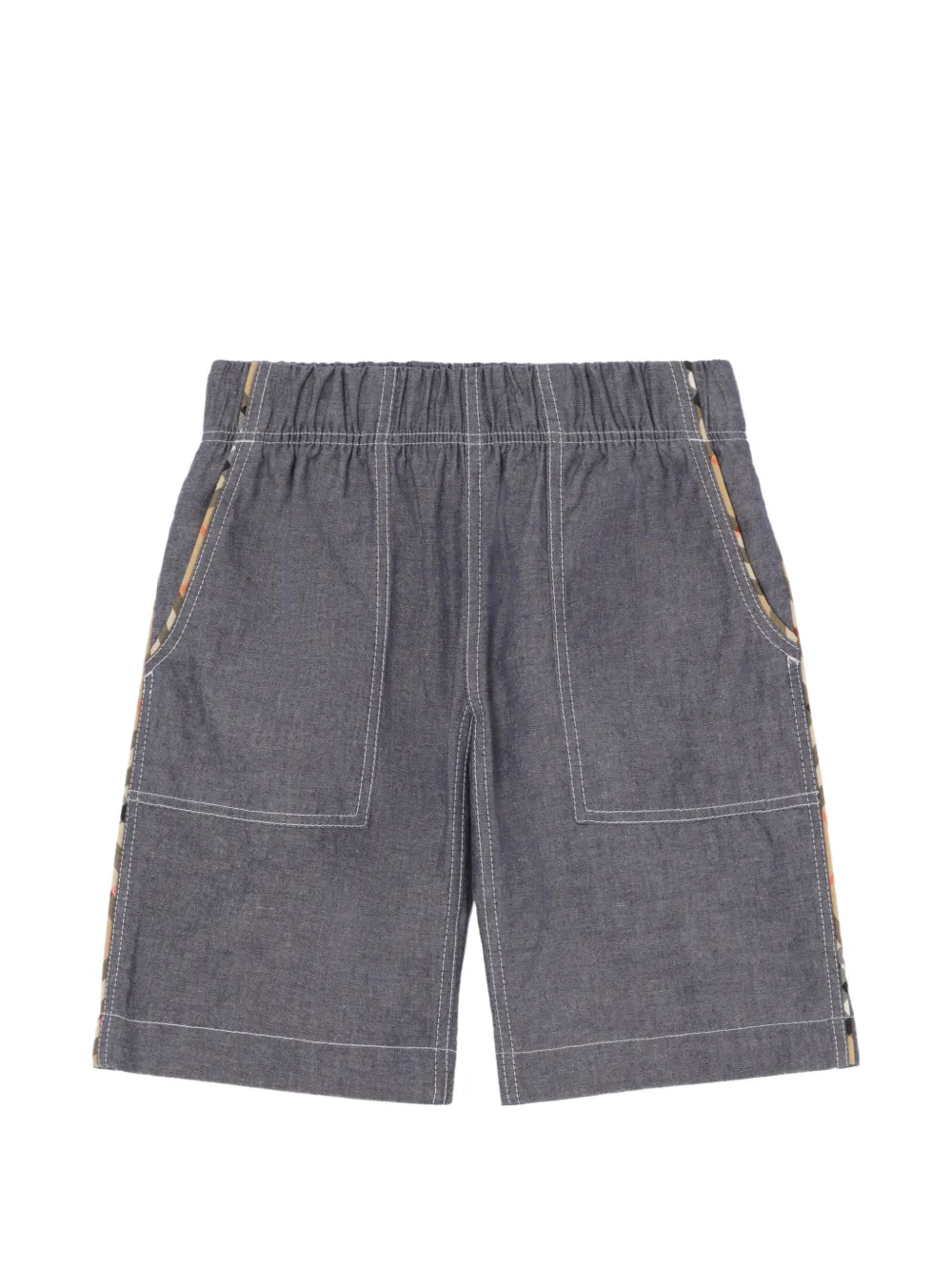 Burberry Kids Klassische Cargo-Shorts - Grau