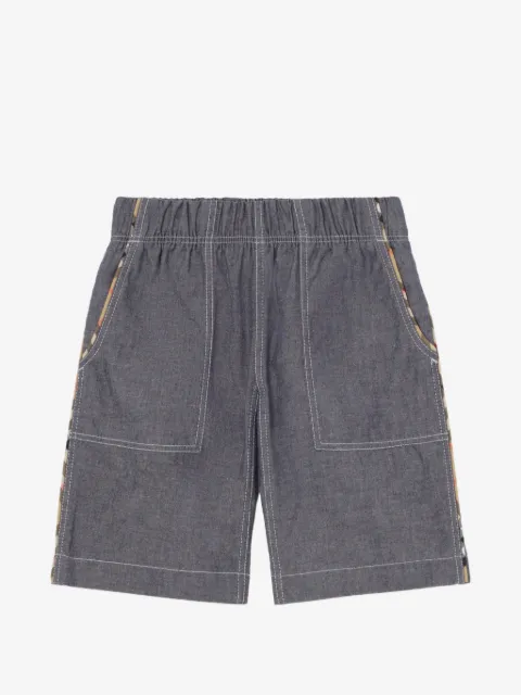 Burberry Kids cotton cargo shorts