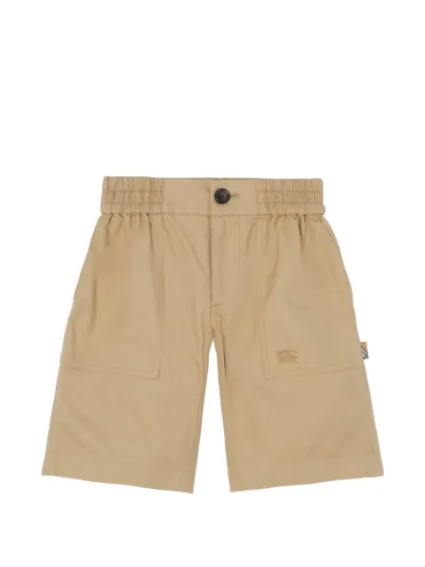 Burberry Kids 棉斜纹布工装短裤