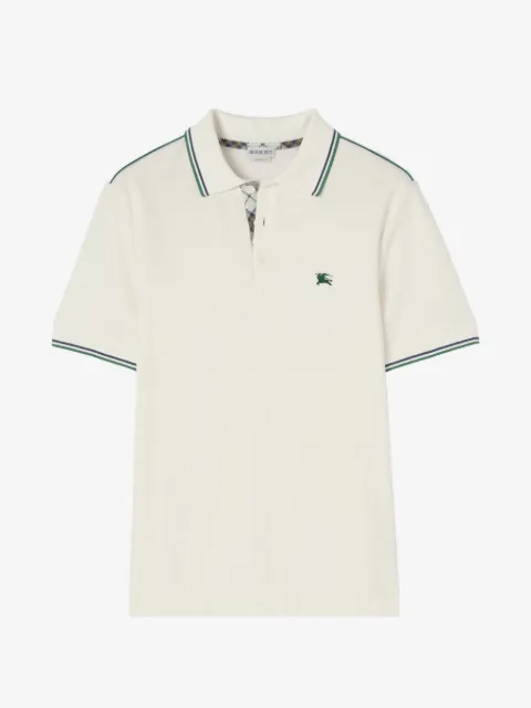 Burberry EKD embroidered polo shirt