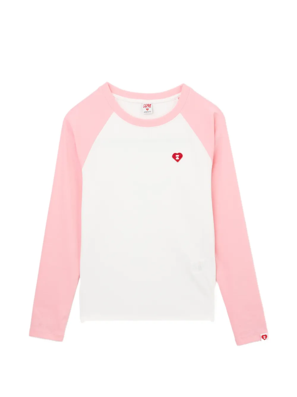 APEE™ by *A BATHING APE® heart-patch T-shirt