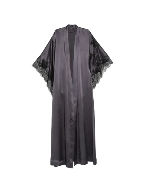 Carine Gilson lace-trim robe