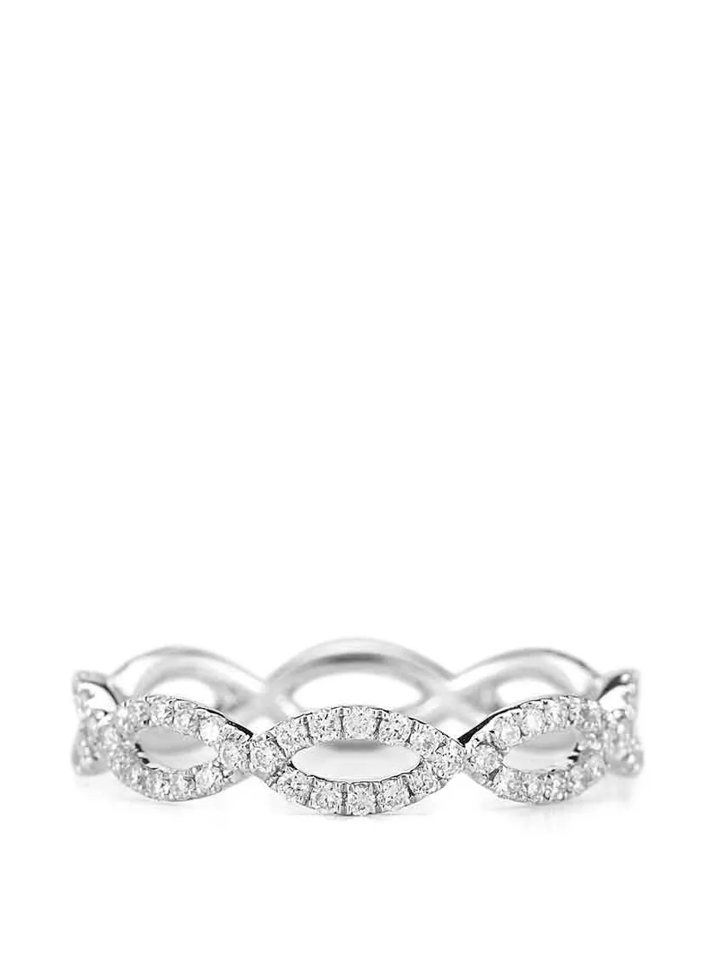 Dana Rebecca Designs Sophie Ryan diamond infinity ring - Argento