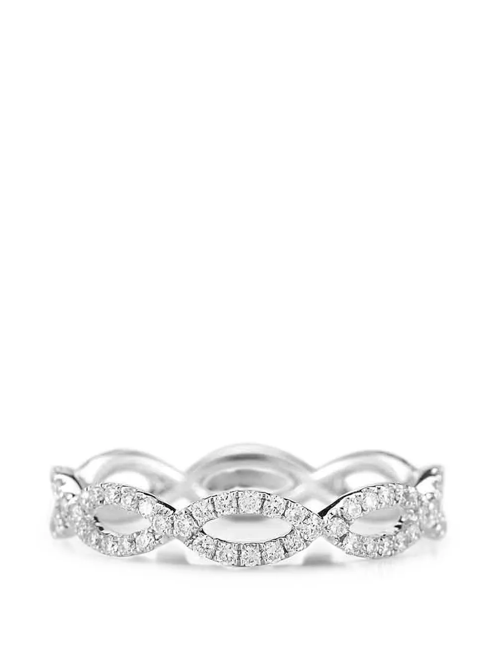 Dana Rebecca Designs Sophie Ryan diamond infinity ring - Argento