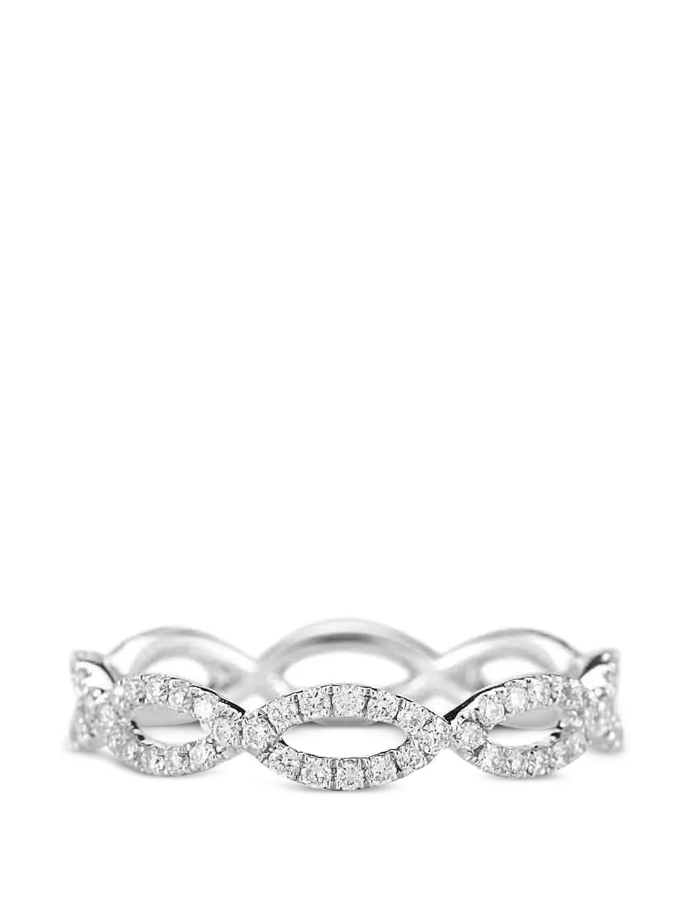 Dana Rebecca Designs Sophie Ryan diamond infinity ring - Argento